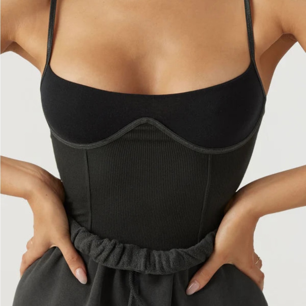 Joah Brown corset tank top